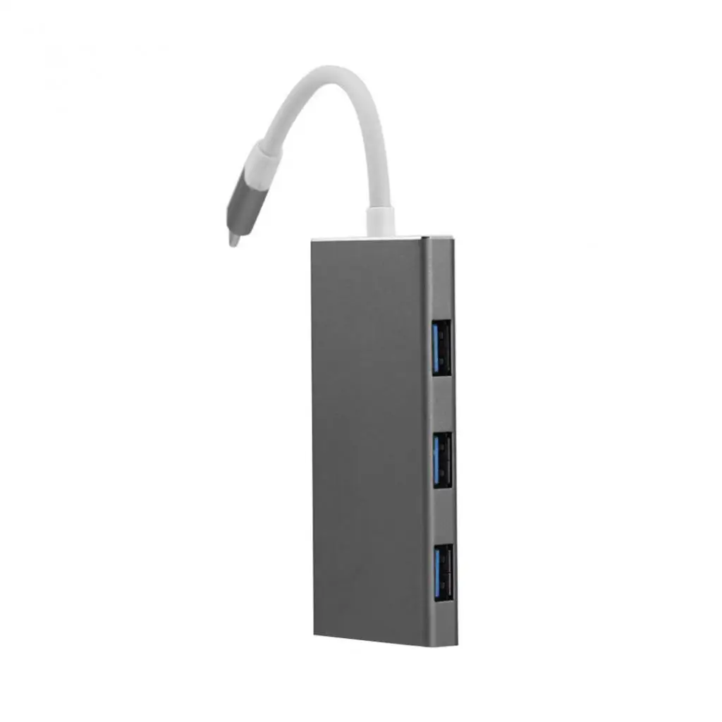 7 в 1 USB C концентратор с HDMI 4K выход слот для ТВ, 3 USB 3,0 портов для смартфонов, SD/TF карт ридер для ноутбука