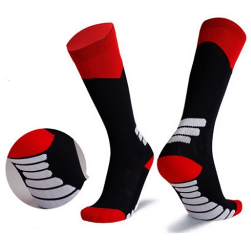 red balck LASPERAL/1 пара; Новинка; модные Компрессионные носки; спортивные носки для бега, беременности, здоровья; носки для спорта на открытом воздухе, гонок, велоспорта - Цвет: red balck