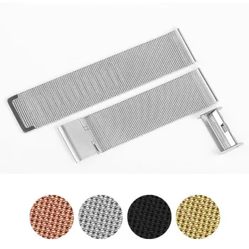 

Milanese Watchband 12mm 14mm16mm 18mm 20mm 22mm 24mm Stainless Steel Watch Band Metal Strap Bracelet Black Rose Gold Silver