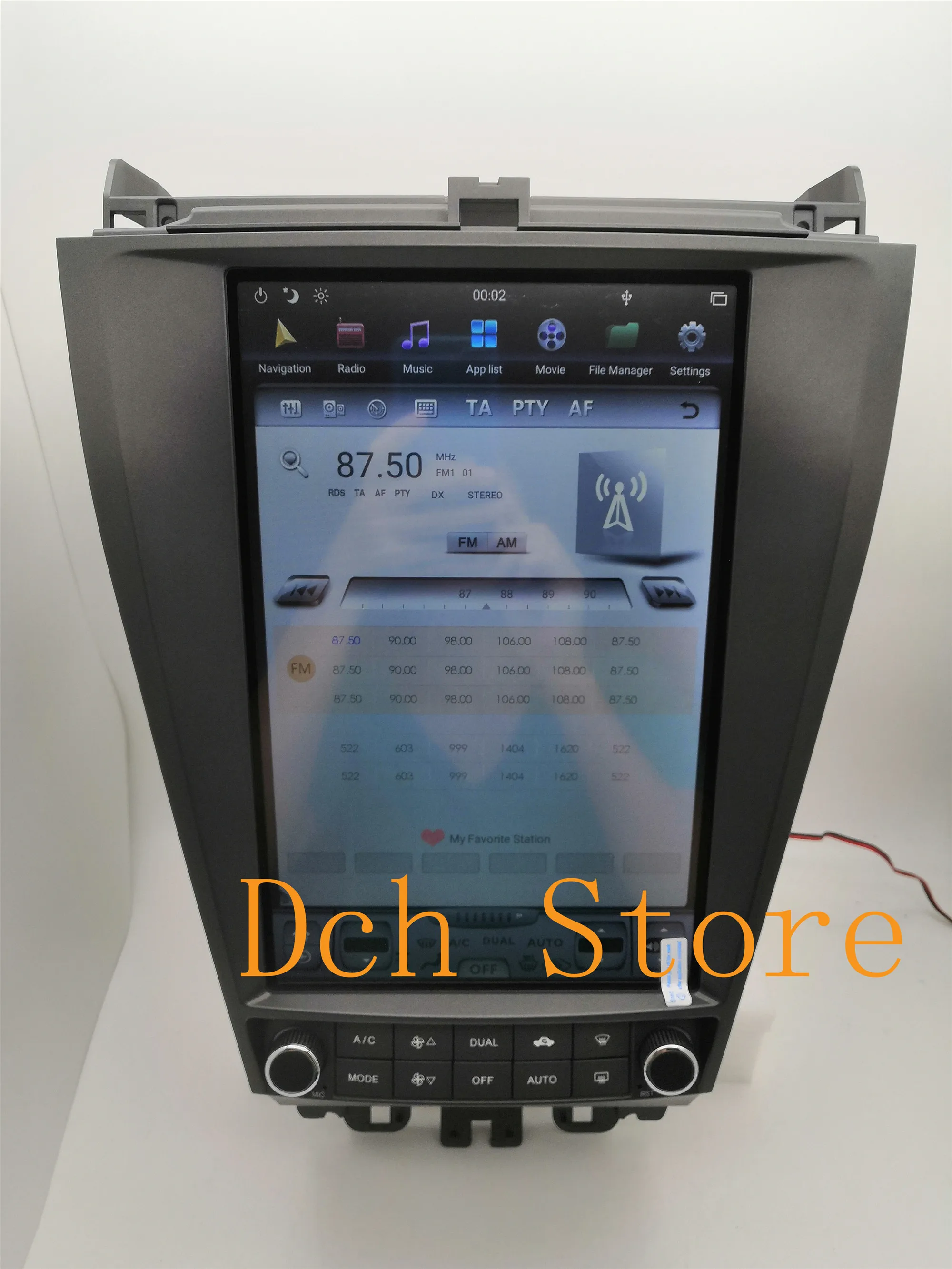 Автомобильный DVD плеер tesla style 12 1 дюйма вертикальный экран Android 9 0 GPS для HONDA ACCORD 7 seven