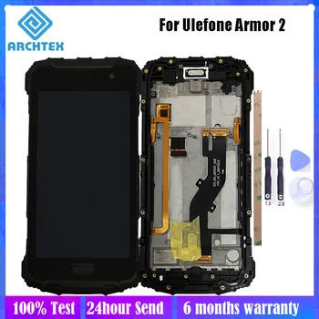 

5.0 inch For Ulefone Armor 2 LCD Display + Touch Screen with Frame Digitizer Assembly Parts 100% Tested Free Tool