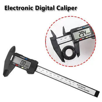 

Digital Vernier Caliper Universal Portable Carbon Fiber 100mm 150mm School Tester LCD Digital Vernier Caliper Micrometer