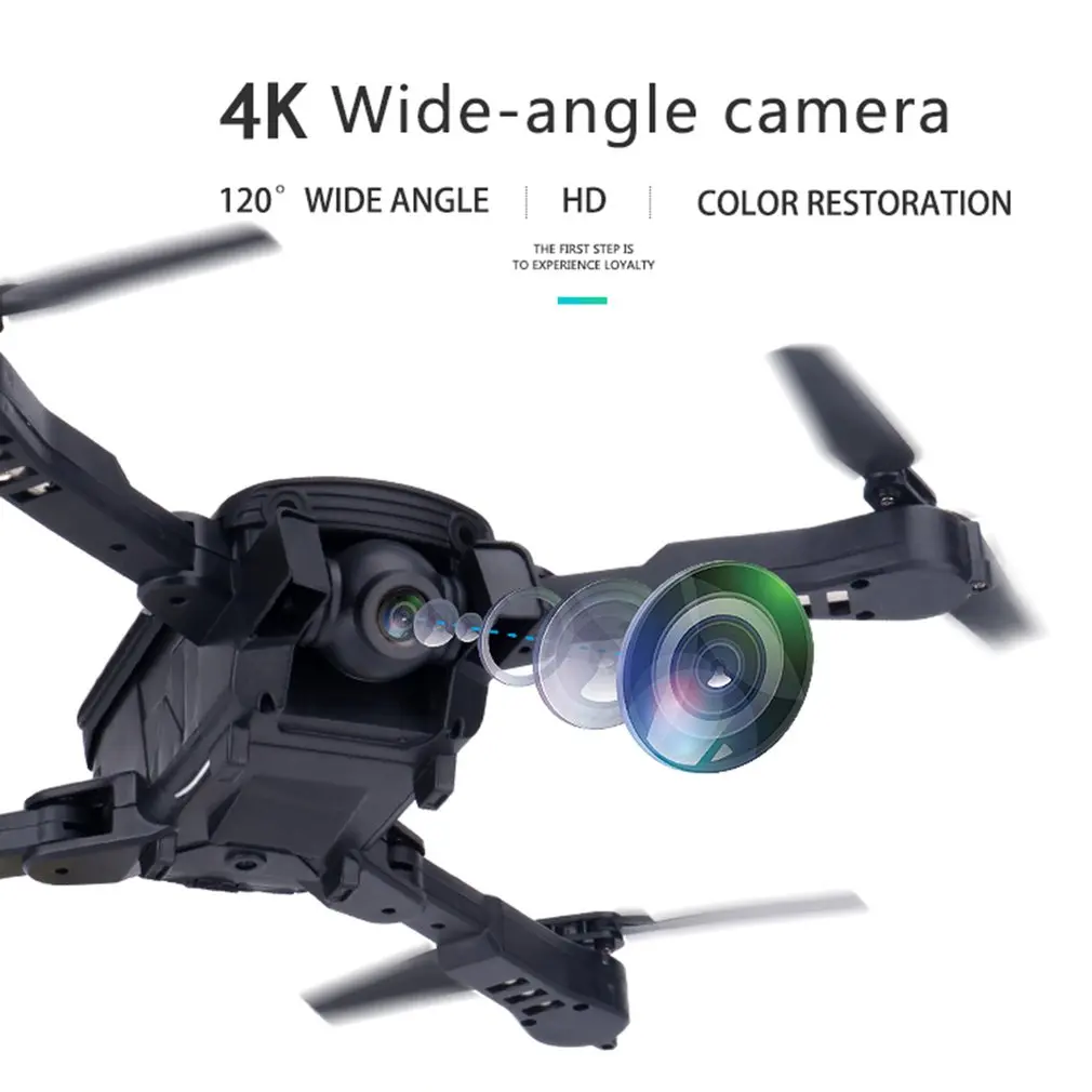 

1808 WiFi FPV RC Drone 4K Camera Optical Flow Positioning HD Dual Camera Aerial Video RC Aircraft Airplane Kids Toys