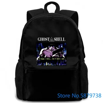 

Custom Rare Ghost In The Shell Vintage Reprint 80S ga Anime Usa Cool women men backpack laptop travel school adult