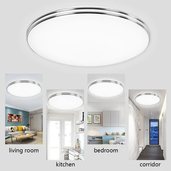 

LED Ceiling Light 18W 24W 36W Down Light Surface Mount Panel Lamp AC 220V White Modern Lamp For Home Decoration Lighting