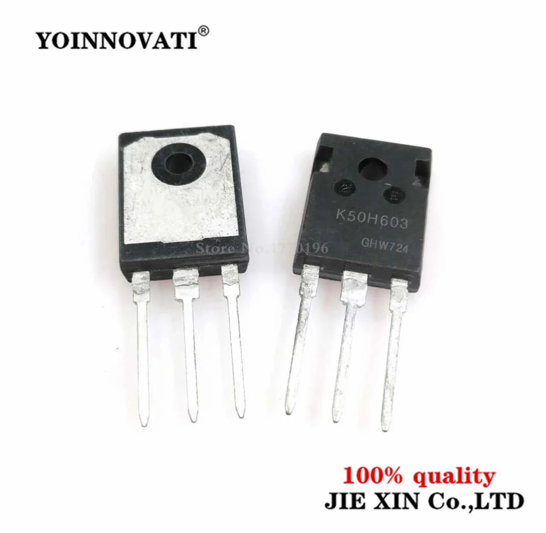 50 шт./лот IKW50N60H3 K50H603 с изолированным затвором (IGBT) 600V 100A 333W TO247-3 лучшего качества. |