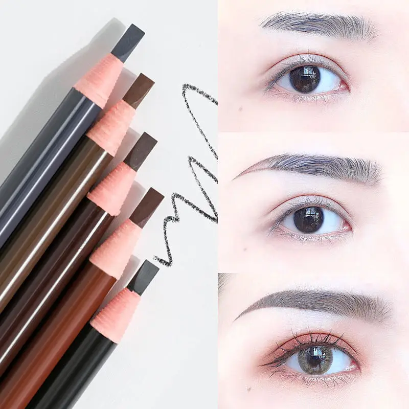 

12pcs/lot Professional Microblading Eyebrow Pencil 5 Colors Long lasting Waterproof Eyebrow Tattoo Pencils Cosmetic Tools