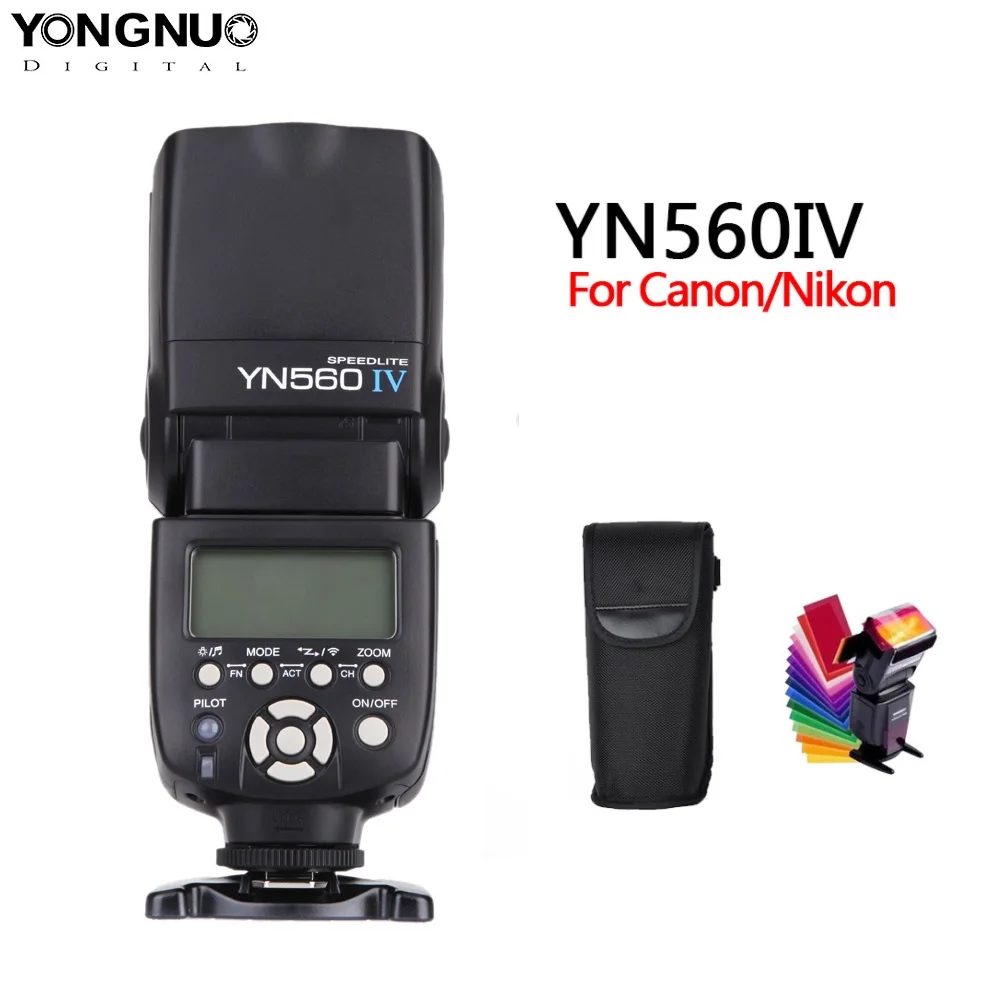 Беспроводная вспышка yongnuo YN560 iv YN560IV 2 4 ГГц встроенный приемопередатчик для камер