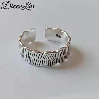

Simple Style 925 Sterling Silver Round Rings for Women Men Jewelry Big Open Rings bague femme