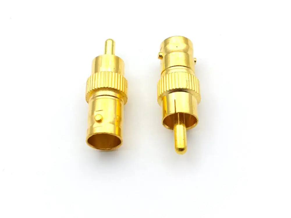 Позолоченный штекер BNC Female RCA 6 шт. адаптер Phono для DVR CCTV видеокамеры|cctv camera adapter|female
