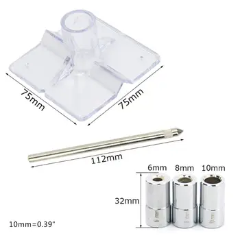 

Carpentry Mini Conductor for Drilling Pocket Hole Jig Drill Guide Set Locator T8WB
