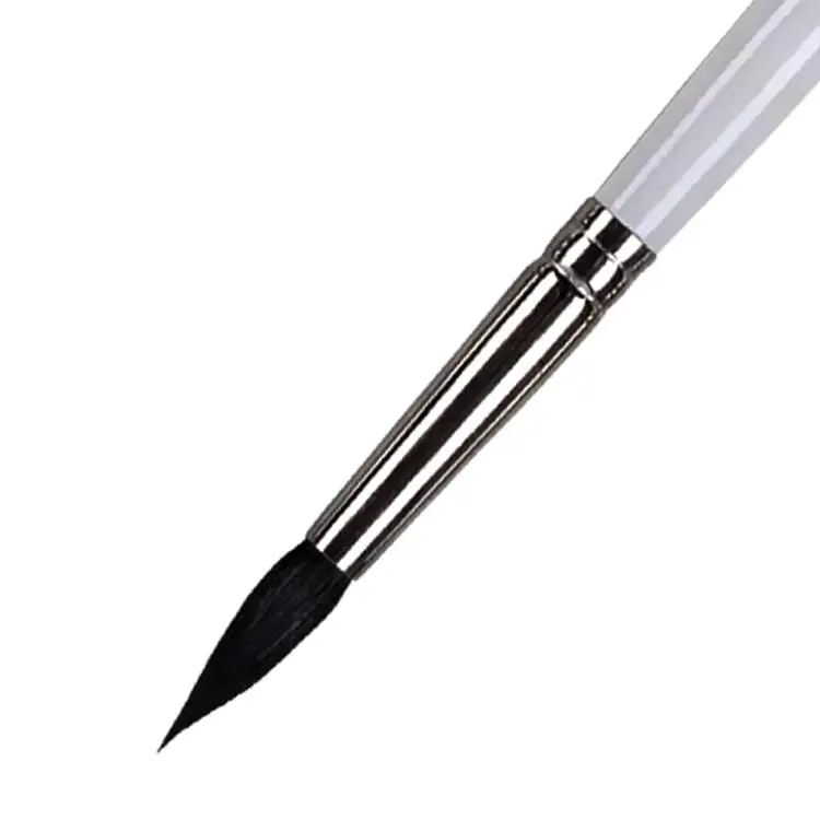 Art secret hochwertige 25rq Eichhörnchen haar Holzgriff Messing Ferrule Pinsel Kunstmalerei für Aquarell zeichnung – Detail 2