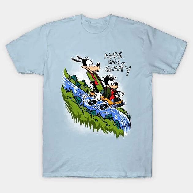 Men t shirt Max and Goofy tshirt Women 