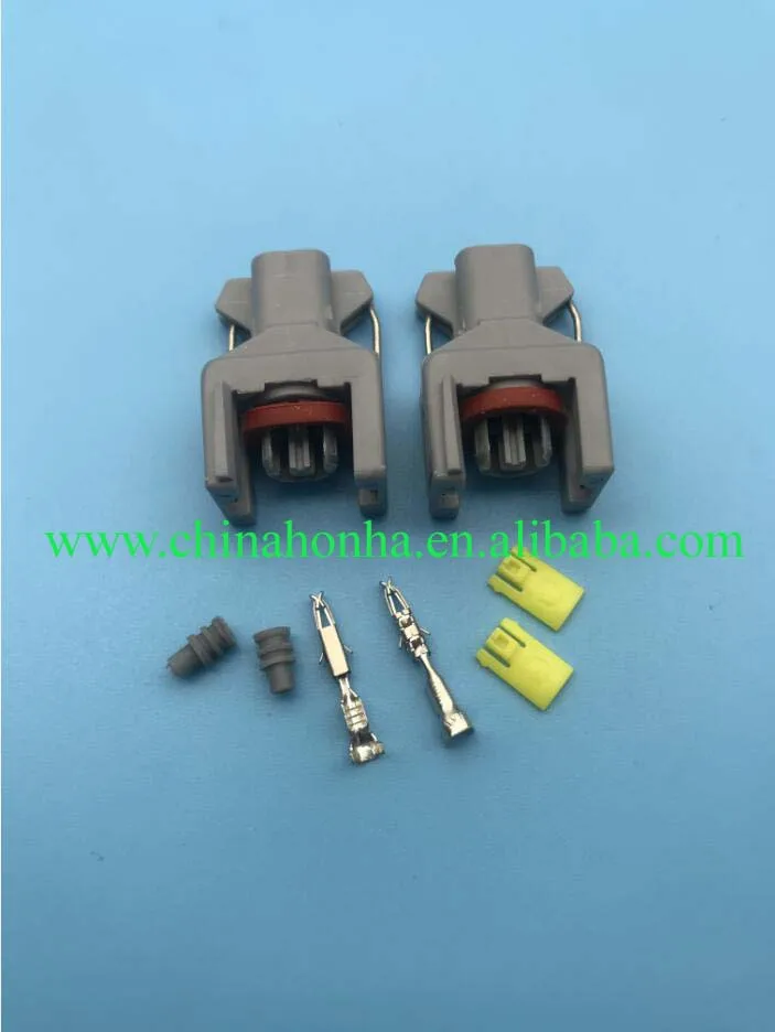 

10 pcs 2 Pin Auto injector Waterproof connector spray nozzle/oil atomizer plug 240PC024S8014 DJ7026-1.5-21 2P
