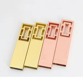 

Custom Company Logo Metal Hollow Art Paper Clip Door And Window Shape USB Flash Drive 8G Pen Drive Pendrive Memory Stick USB3.0