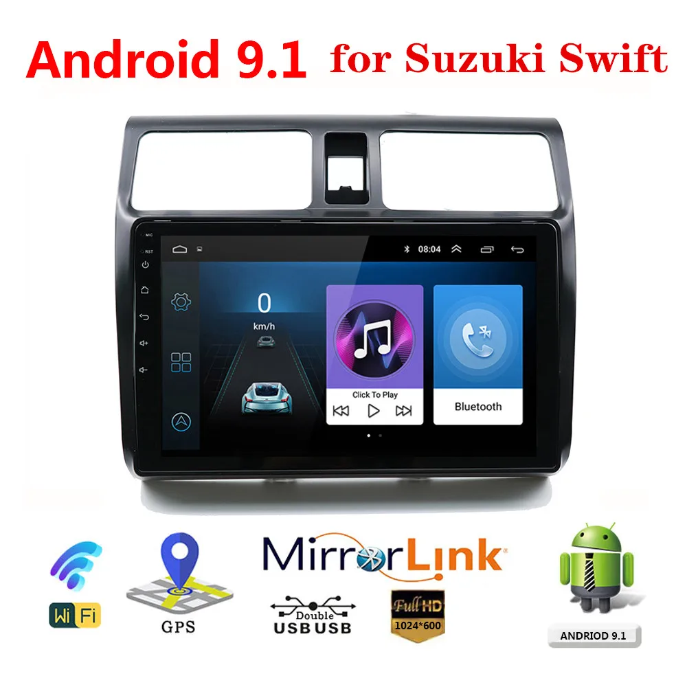 10 1 &quotAndroid 9 2 din автомобильный стерео навигатор с GPS DVD Радио мультимедийный плеер