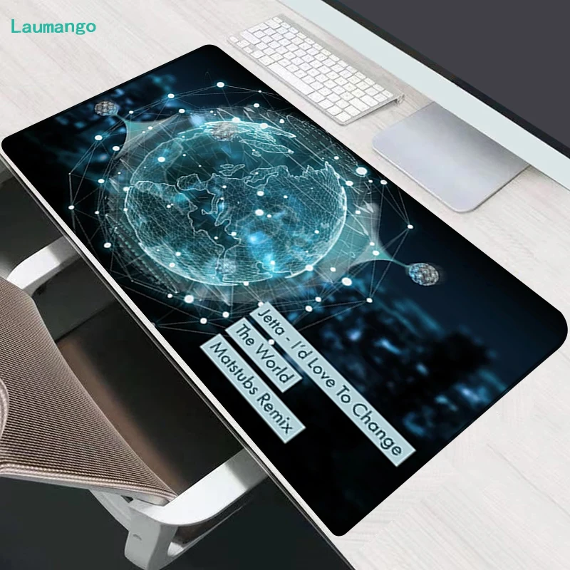 Custom Ink Pad Technology Large Mouse and Keyboard Mat Deskpad Gamer Computer Desk Carpet Anime Mousepad Cute Gamers Mausepad | Компьютеры