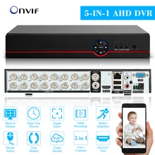 CVI TVI NVR HVR AHD 5-в-1 DVR 16CH рекордер наружного наблюдения 1080P Гибридный ONVIF цифрового видео Регистраторы P2P подключением к телефону мониторинга