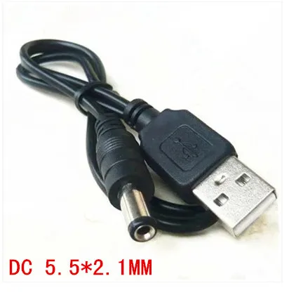 

10PCS Generic USB to 5.5 mm/2.1 mm 5 Volt DC Barrel Jack Power Cable DIY model connecting line