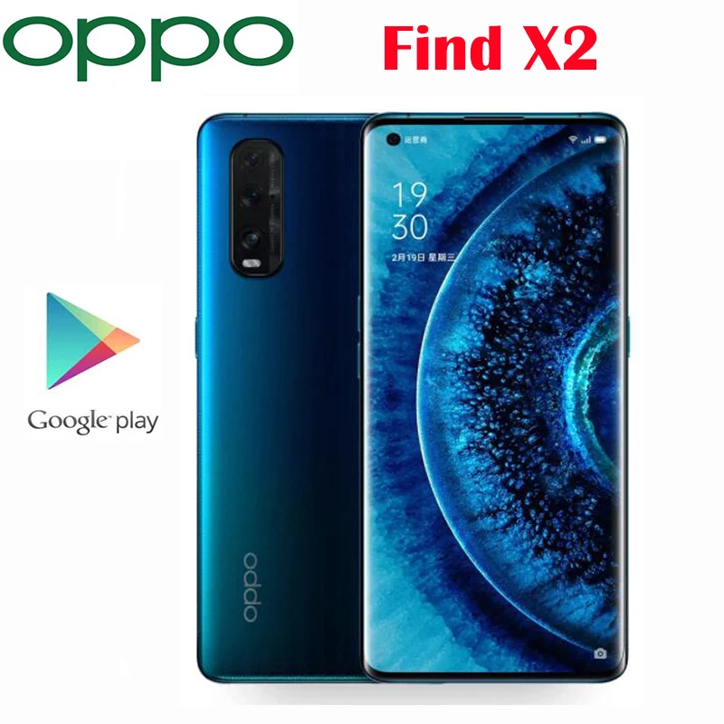 Оригинальный официальный OPPO Find X2 5G смартфон Snapdragon865 6 7 дюймов 3168x1440P 120 Гц OLED