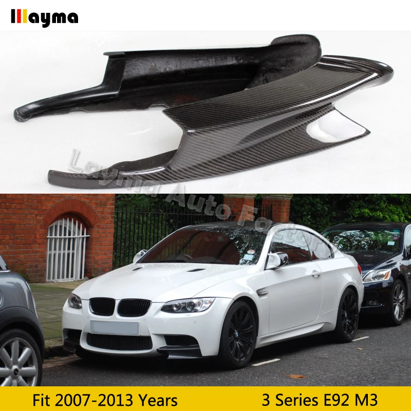 Разветвитель переднего бампера M Performance из углеродного волокна для BMW серии 3 coupe E92
