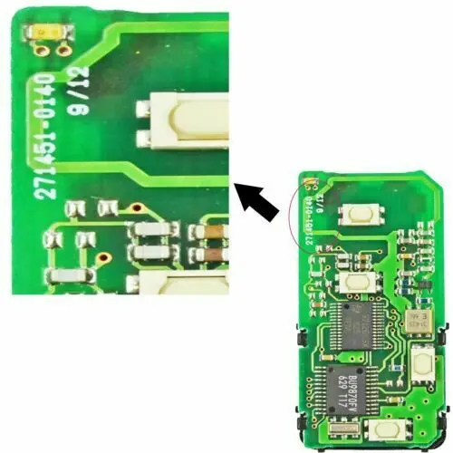 KEYECU Prox Smart Key Fob 4 Button 314.3/312/315/433MHz for Toyota Corolla Camry Avalon 2008-2012 FCC: HYQ14AAB P/N: 89904-06070