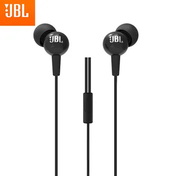 

JBL C100Si Original 3.5mm Wired Stereo Earphones Deep Bass Music Sports Headset Sports Earphone Hands-free Call with Microphone