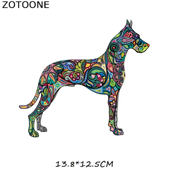 ZOTOONE Cartoon animal patch paste heat transfer vinyl owl elephant butterfly costume DIY micro chapter hot press patch sticker 430