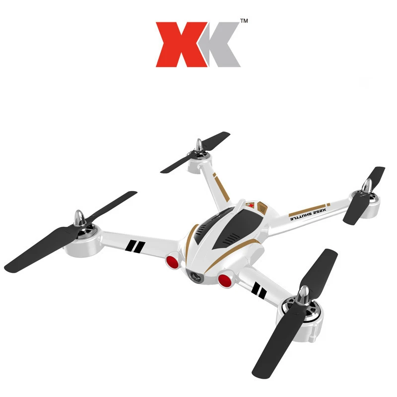 XK X252 5,8G передача от первого лица RC Квадрокоптер с широкоугольной HD камерой 720P и бесщеточным двигателем 3D 6G режим RTF