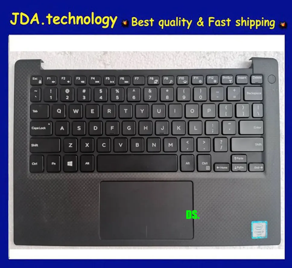 95% Новый Упор для рук Dell XPS13 XPS 13 9350 9360 верхняя крышка сенсорной панели клавиатуры
