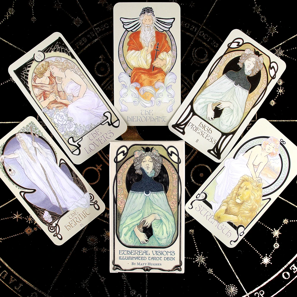 Tarot Deck Cards Divination Matt Hughes Board Games 80 Cards Oracle Toy Card  Game Adult Board Game|Card Games| - AliExpress