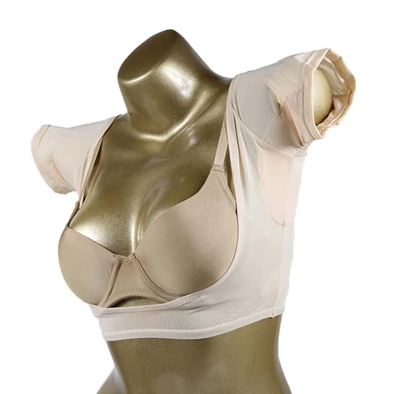 

Comfort T-shirt Shape Sweat Pads Reusable Fitness Breathable Washable Underarm Armpit Sweat Pads Perfume Absorbing Heat Sweat