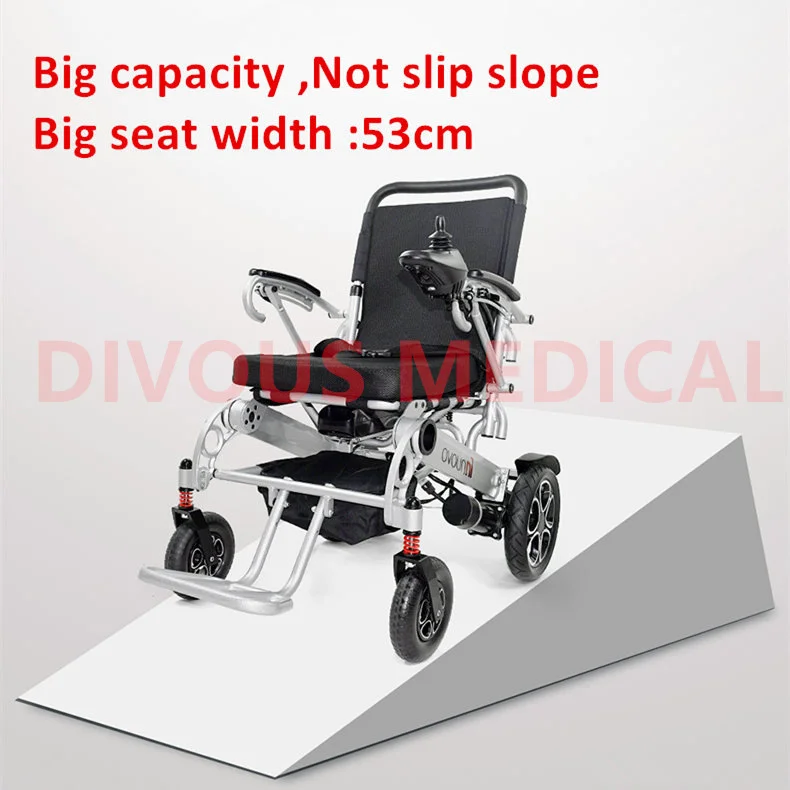 Hospital Care Folding Electric Lithium Battery Wheelchair Adult Power Wheel Chair