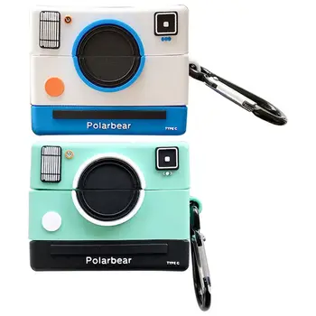 

Silicone Case Cartoon Camera Shape for Airpods Pro TWS Bluetooth Earphone 19QA