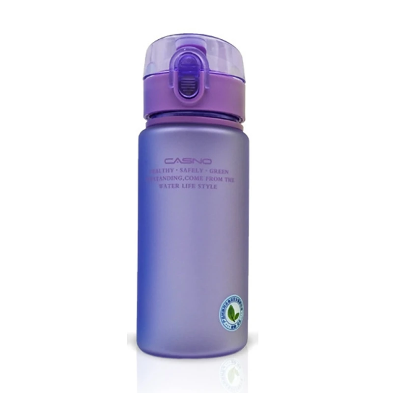 Water Bottle 400ml 560ml BPA Free Leak Proof Sports Water Bottle for Cycling Biking Travel Portable Water Bottle Plastic