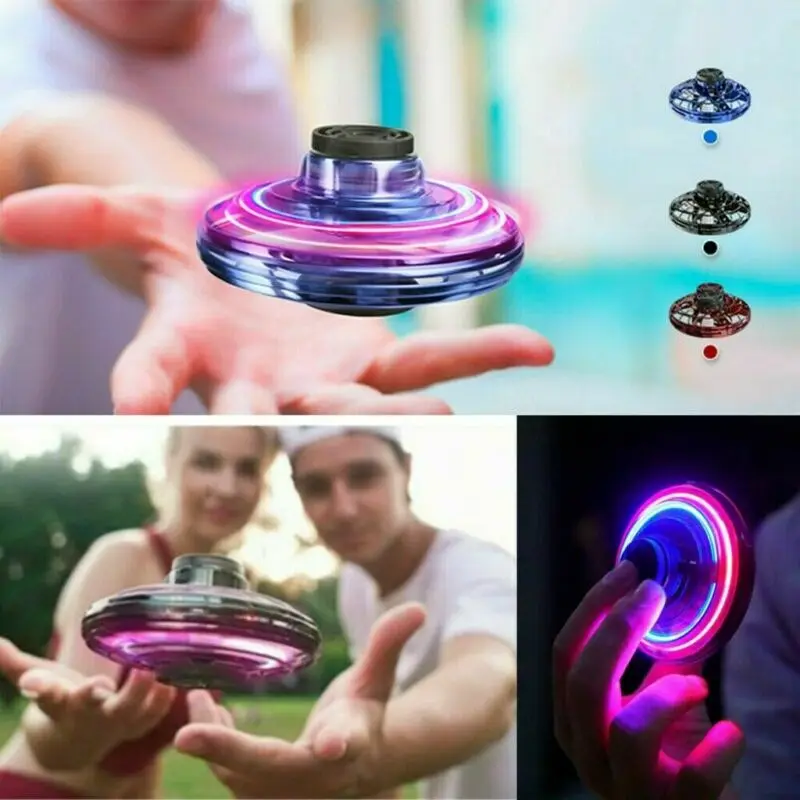 UFO датчик жестов самолет интеллектуальная подвеска игрушечный беспилотник Мини четыре оси мальчик игрушки флэш летающий диск Детский подарок игрушки на открытом воздухе