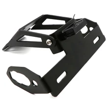 Номерной знак прямой посадки кронштейн из нержавеющей стали легко установить запасные части сзади с светильник стиль для Kawasaki Z650