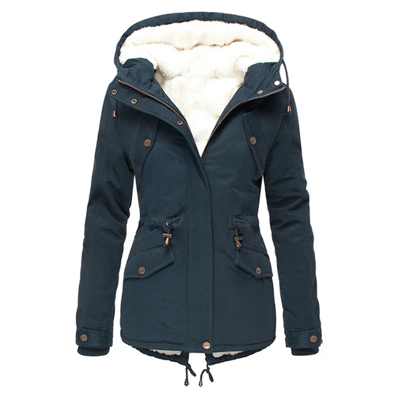 Winter Female Long Jacket Winter Coat Women Fake Fur Collar Parkas Woman Plus size S-6XL Down Jacket Winter Jacket Women