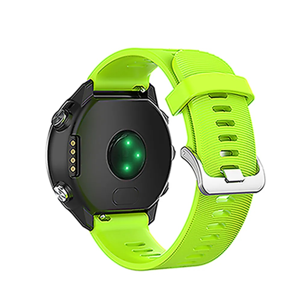 Силиконовый ремешок для часов 20 мм спортивный ремешок для Garmin Forerunner 645 Smartwatch аксессуары сменный ремешок на запястье, браслет