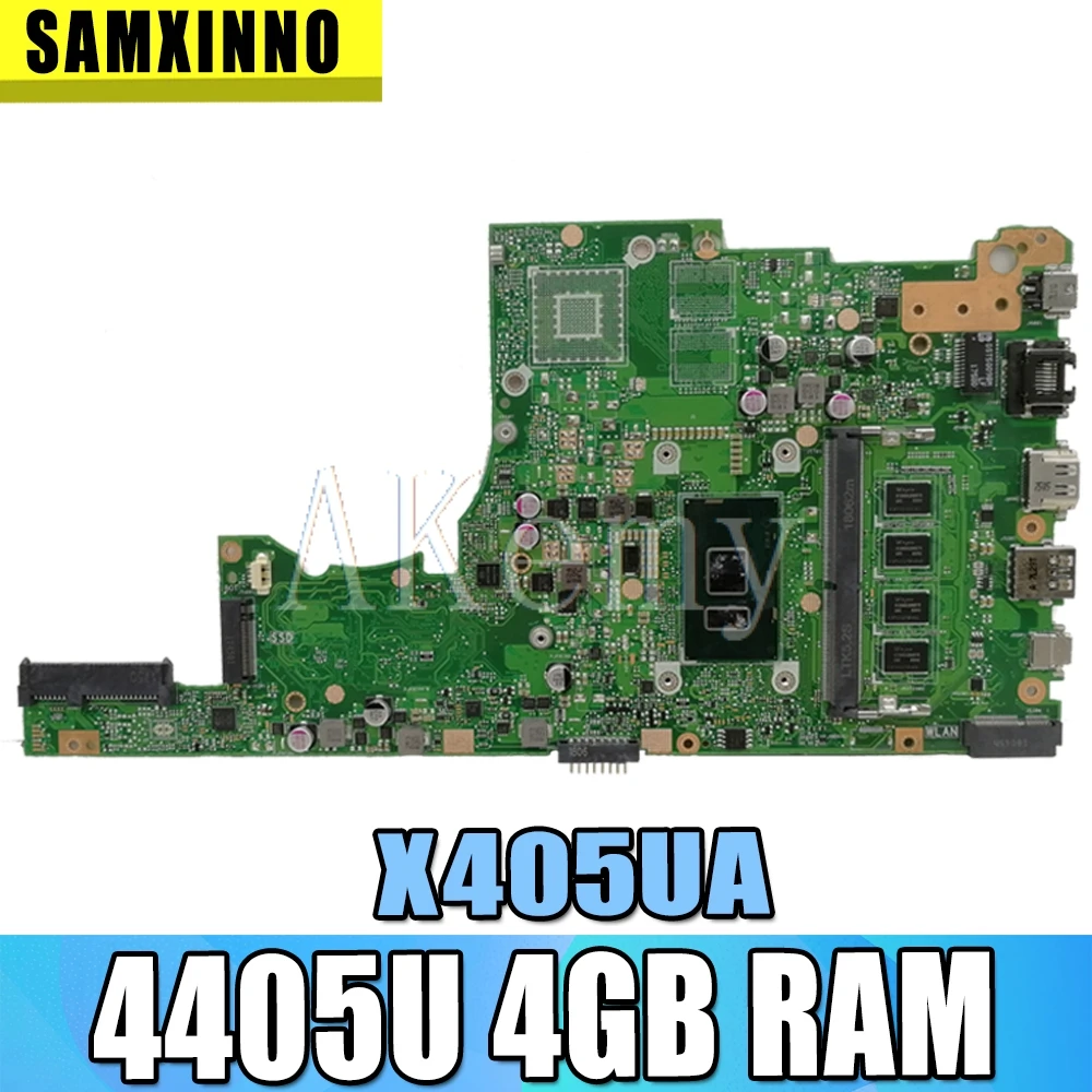  Akemy X405UA For ASUS X405U X405UN X405UR X405URR X405URP X405UQ X405UF Laotop Mainboard X405UA Mot