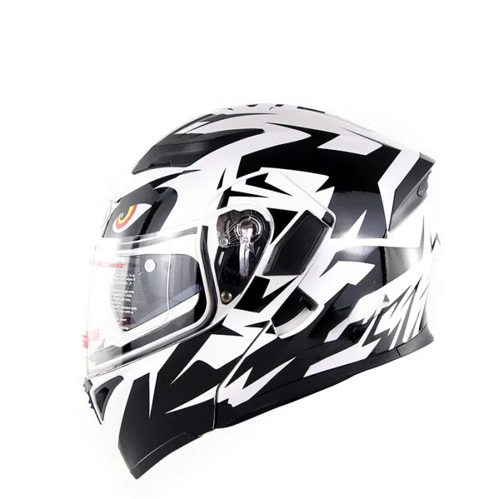 1 шт мотоциклетный шлем Полнолицевая крышка двойной козырек для гоночных безопасных аксессуаров C44