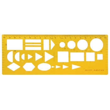 

Professional Architectural Template Ruler Drawing Stencil Measuring Tool Student