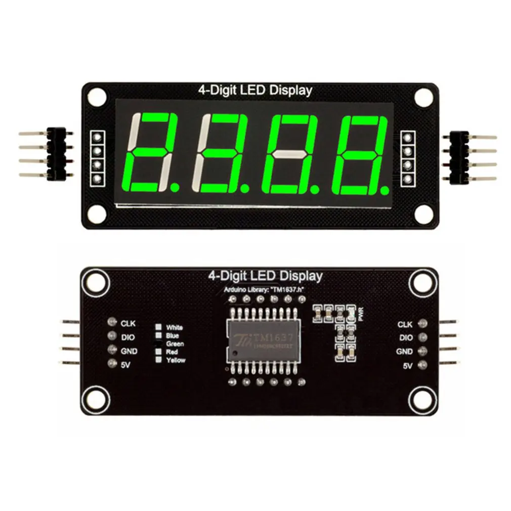 0.56 Inches TM1637 Model 4Bit Digital 7 Segment Time Clock Indicator Tube LED Anzeige Clock With Tube Display Accessories Module time model 1 64 supra collection metal die cast simulation model cars toys