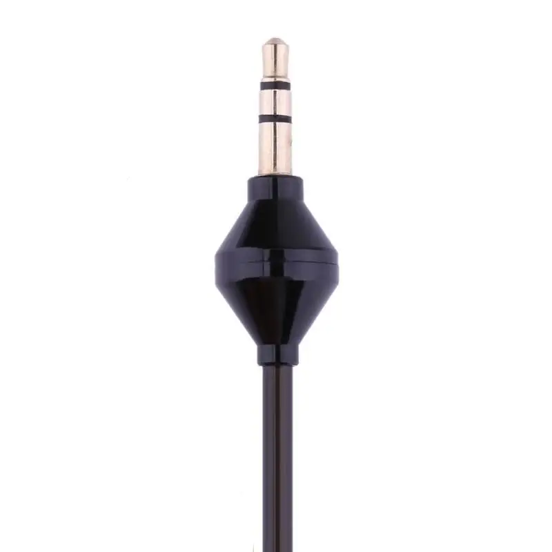 Одиночный прослушивание 3,5 мм наушники спиральные кабели моно Функция наушник в ухо стерео гарнитура только для прослушивания