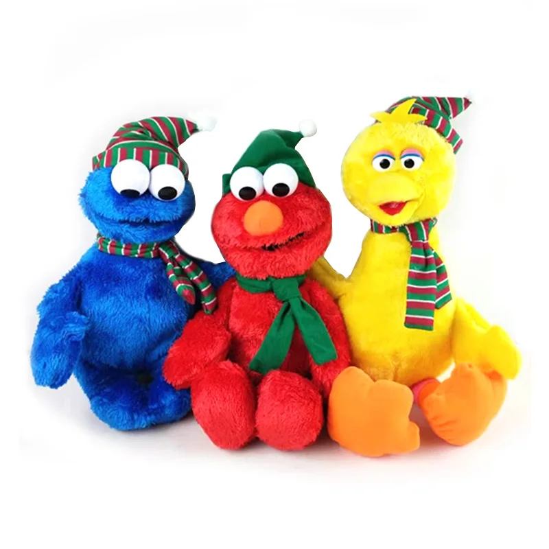 3 вида стилей Высококачественная Рождественская шапка Улица Сезам Elmo CookieMonster