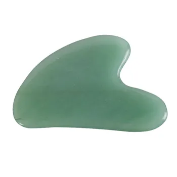 

Facial Massage Chinese Medicine Natural Jade Board Scraping Tool Facial Massage Jade Roller Face Neck Gua Sha Facial Roller