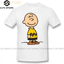 Charlie коричневая футболка Merchendise Милая футболка с короткими рукавами плюс размер с принтом 100 хлопок Футболка