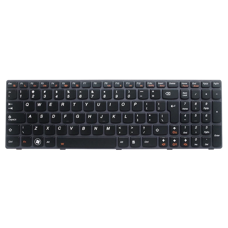 Аксессуары для ноутбуков GZEELE UI клавиатура для lenovo Ideapad Y580 Y580N Y580A Y590 Y590N клавиатура с подсветкой