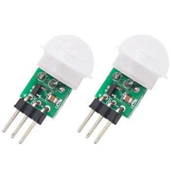 

10 Pcs Mini IR Pyroelectric Infrared PIR Motion Human Sensor Automatic Detector Module AM312 Sensor DC 2.7 to 12V
