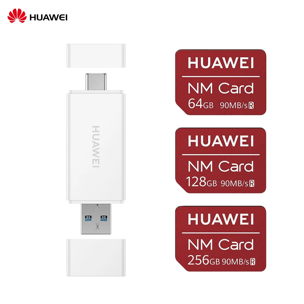 Оригинальная карта памяти Huawei NM 90 МБ/с. 64 Гб/128 ГБ/256 ГБ подходит для Mate 20 Pro X P30 USB3.1